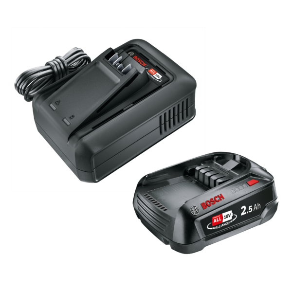 Startkit P4A QC AL18V-44 + 1x 2,5 Ah, Accu's en opladers