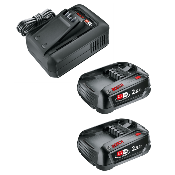 Startkit P4A QC AL18V 44 + 2x 2,5 Ah, Accu's en opladers