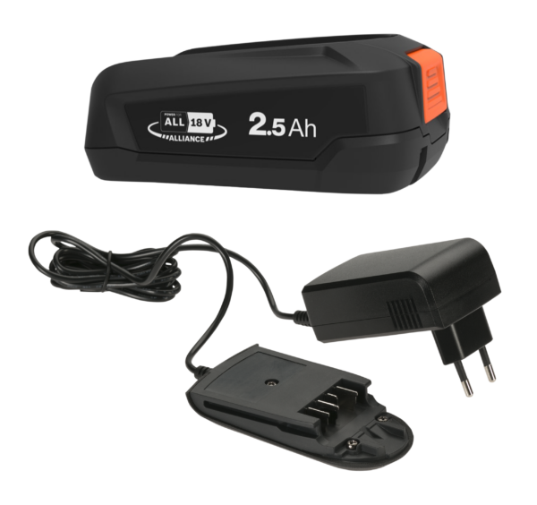 Starter kit P4A 1 x system battery PBA 18V/45 2.5 Ah + quick charger AL 18V-20
